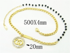 HY Wholesale Necklaces Stainless Steel 316L Jewelry Necklaces-HY54N0594HHX