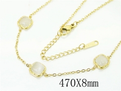 HY Wholesale Necklaces Stainless Steel 316L Jewelry Necklaces-HY69N0026OX