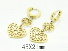 HY Wholesale Earrings Jewelry 316L Stainless Steel Earrings-HY24E0043HHL