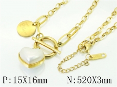 HY Wholesale Necklaces Stainless Steel 316L Jewelry Necklaces-HY69N0048HZL