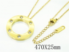 HY Wholesale Necklaces Stainless Steel 316L Jewelry Necklaces-HY69N0007OS