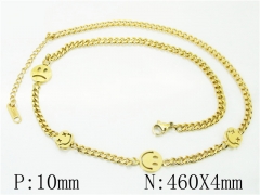 HY Wholesale Necklaces Stainless Steel 316L Jewelry Necklaces-HY69N0057HHL