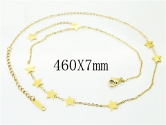 HY Wholesale Necklaces Stainless Steel 316L Jewelry Necklaces-HY69N0035HZZ