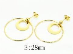 HY Wholesale Earrings Jewelry 316L Stainless Steel Earrings-HY24E0041KL