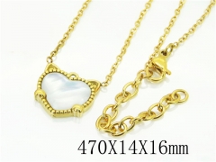 HY Wholesale Necklaces Stainless Steel 316L Jewelry Necklaces-HY69N0005NA
