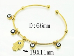 HY Wholesale Bangles Stainless Steel 316L Fashion Bangle-HY24B0097HLL