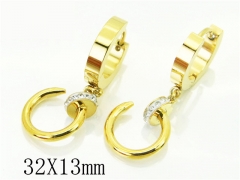 HY Wholesale Earrings Jewelry 316L Stainless Steel Earrings-HY80E0576OE