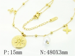 HY Wholesale Necklaces Stainless Steel 316L Jewelry Necklaces-HY54N0586PX