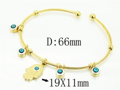 HY Wholesale Bangles Stainless Steel 316L Fashion Bangle-HY24B0098HLL