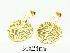 HY Wholesale Earrings Jewelry 316L Stainless Steel Earrings-HY24E0039PE