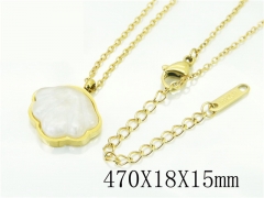 HY Wholesale Necklaces Stainless Steel 316L Jewelry Necklaces-HY69N0008OV