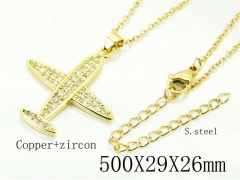 HY Wholesale Necklaces Stainless Steel 316L Jewelry Necklaces-HY54N0578MR