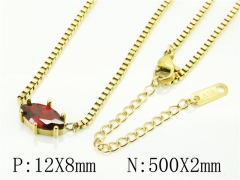 HY Wholesale Necklaces Stainless Steel 316L Jewelry Necklaces-HY80N0601OX