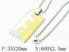 HY Wholesale Necklaces Stainless Steel 316L Jewelry Necklaces-HY41N1006HMX