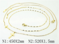 HY Wholesale Necklaces Stainless Steel 316L Jewelry Necklaces-HY69N0066PL