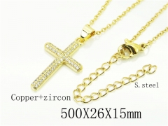 HY Wholesale Necklaces Stainless Steel 316L Jewelry Necklaces-HY54N0554MLX
