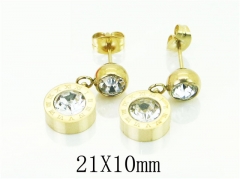 HY Wholesale Earrings Jewelry 316L Stainless Steel Earrings-HY24E0053NL