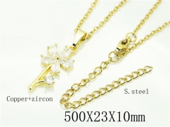 HY Wholesale Necklaces Stainless Steel 316L Jewelry Necklaces-HY54N0560MLD