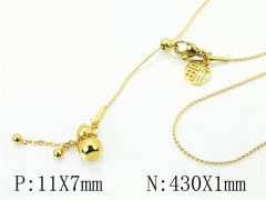 HY Wholesale Necklaces Stainless Steel 316L Jewelry Necklaces-HY69N0041OL