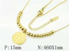 HY Wholesale Necklaces Stainless Steel 316L Jewelry Necklaces-HY69N0053HWW
