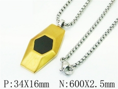 HY Wholesale Necklaces Stainless Steel 316L Jewelry Necklaces-HY41N1001HLQ