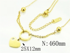 HY Wholesale Necklaces Stainless Steel 316L Jewelry Necklaces-HY54N0583PR