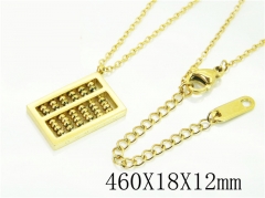 HY Wholesale Necklaces Stainless Steel 316L Jewelry Necklaces-HY69N0011OL