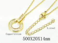HY Wholesale Necklaces Stainless Steel 316L Jewelry Necklaces-HY54N0562OZ