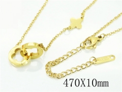 HY Wholesale Necklaces Stainless Steel 316L Jewelry Necklaces-HY69N0017OL