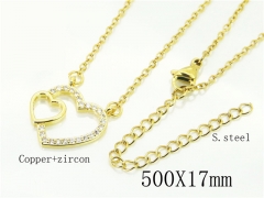 HY Wholesale Necklaces Stainless Steel 316L Jewelry Necklaces-HY54N0567MW