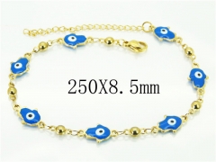 HY Wholesale Bracelets 316L Stainless Steel Jewelry Bracelets-HY24B0101KLR