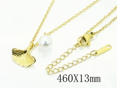 HY Wholesale Necklaces Stainless Steel 316L Jewelry Necklaces-HY69N0012MLS