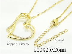 HY Wholesale Necklaces Stainless Steel 316L Jewelry Necklaces-HY54N0576MLA