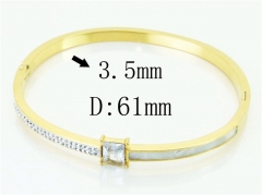 HY Wholesale Bangles Stainless Steel 316L Fashion Bangle-HY80B1448HKR
