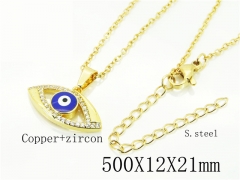 HY Wholesale Necklaces Stainless Steel 316L Jewelry Necklaces-HY54N0574MLE