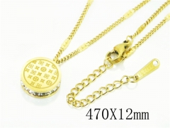 HY Wholesale Necklaces Stainless Steel 316L Jewelry Necklaces-HY69N0014NL