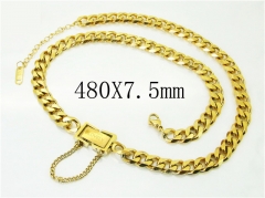 HY Wholesale Necklaces Stainless Steel 316L Jewelry Necklaces-HY69N0059HIL