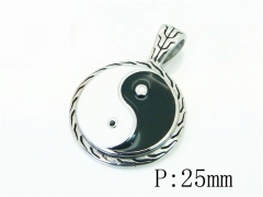HY Wholesale Pendant Jewelry 316L Stainless Steel Pendant-HY62P0124OT