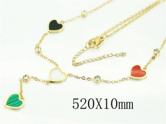 HY Wholesale Necklaces Stainless Steel 316L Jewelry Necklaces-HY24N0070HHV