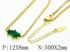 HY Wholesale Necklaces Stainless Steel 316L Jewelry Necklaces-HY80N0604OX