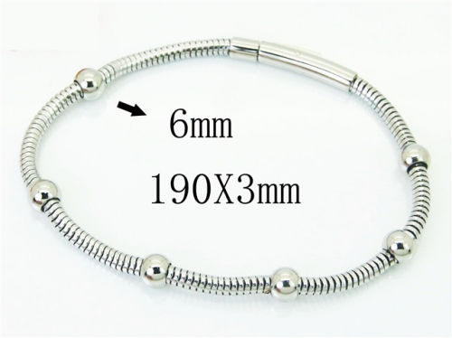 HY Wholesale Bracelets 316L Stainless Steel Jewelry Bracelets-HY52B0086HID