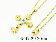 HY Wholesale Necklaces Stainless Steel 316L Jewelry Necklaces-HY24N0074MLF