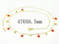 HY Wholesale Necklaces Stainless Steel 316L Jewelry Necklaces-HY43N0068PS