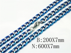 HY Wholesale Stainless Steel 316L Necklaces Bracelets Sets-HY40S0516HNL