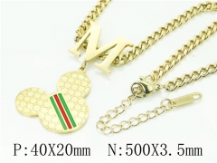 HY Wholesale Necklaces Stainless Steel 316L Jewelry Necklaces-HY32N0719PL