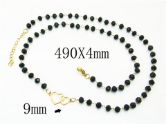HY Wholesale Necklaces Stainless Steel 316L Jewelry Necklaces-HY24N0082PW