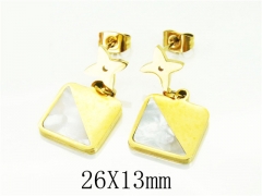 HY Wholesale Earrings Jewelry 316L Stainless Steel Earrings-HY80E0593ML