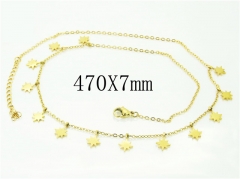 HY Wholesale Necklaces Stainless Steel 316L Jewelry Necklaces-HY43N0045OB