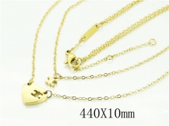 HY Wholesale Necklaces Stainless Steel 316L Jewelry Necklaces-HY32N0716HHV