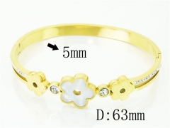 HY Wholesale Bangles Stainless Steel 316L Fashion Bangle-HY32B0593HMW